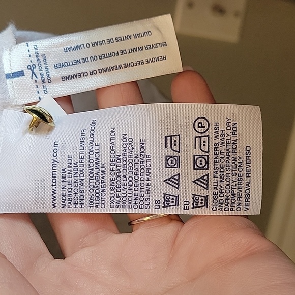 NWT Tommy Hilfiger White Dress/Coverup - Picture 10 of 10